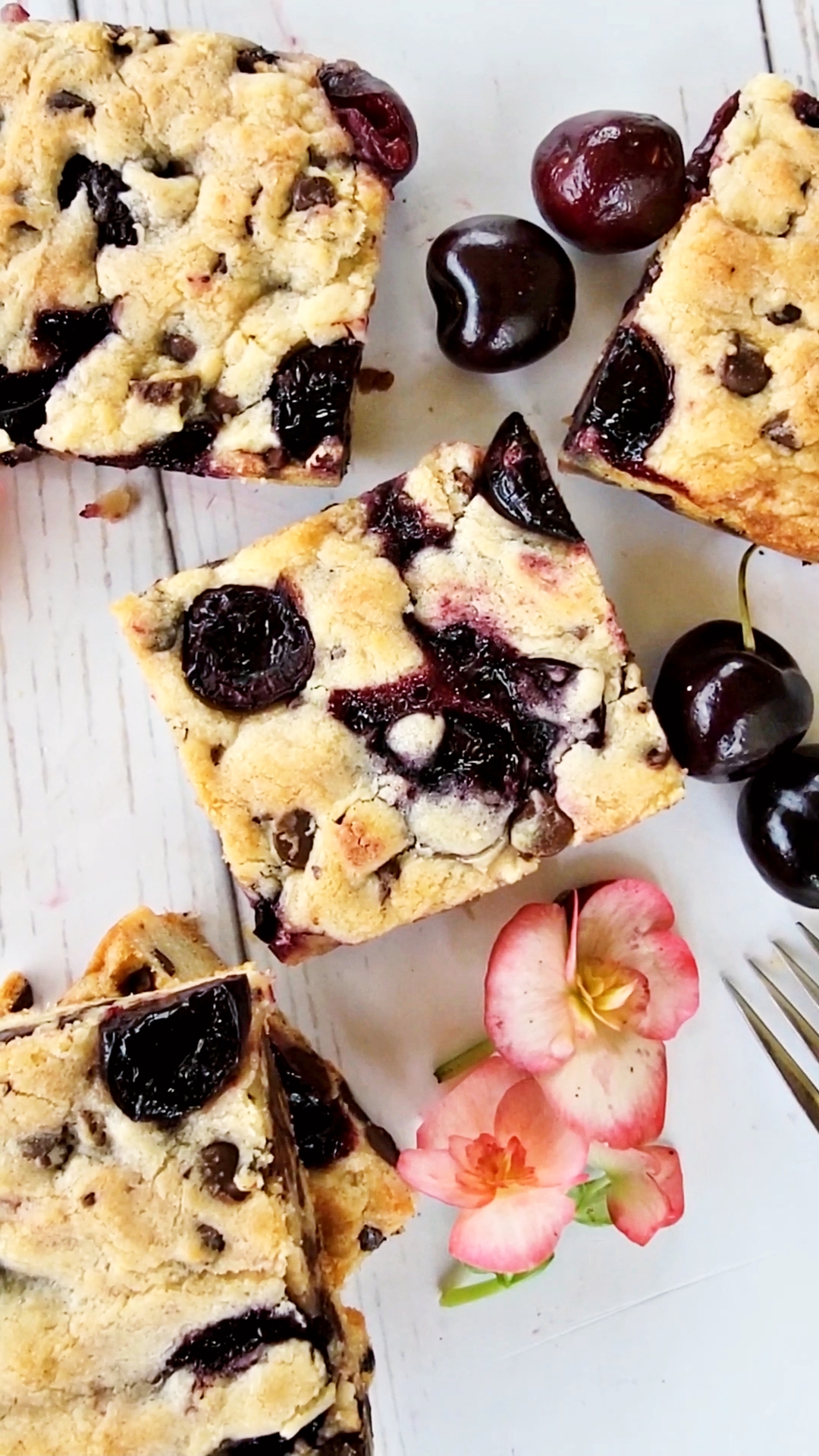 Chocolate Chip Cherry Bars