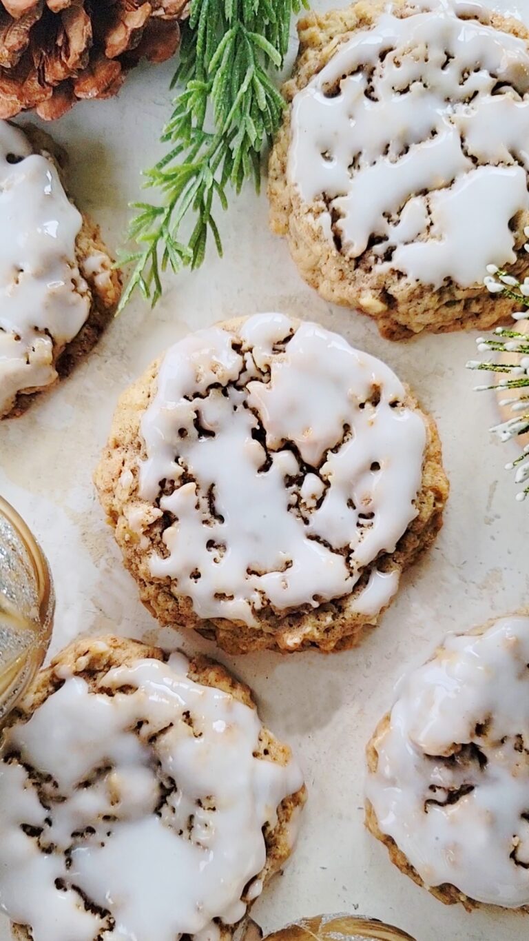 Old Fashioned Iced Oatmeal Cookies