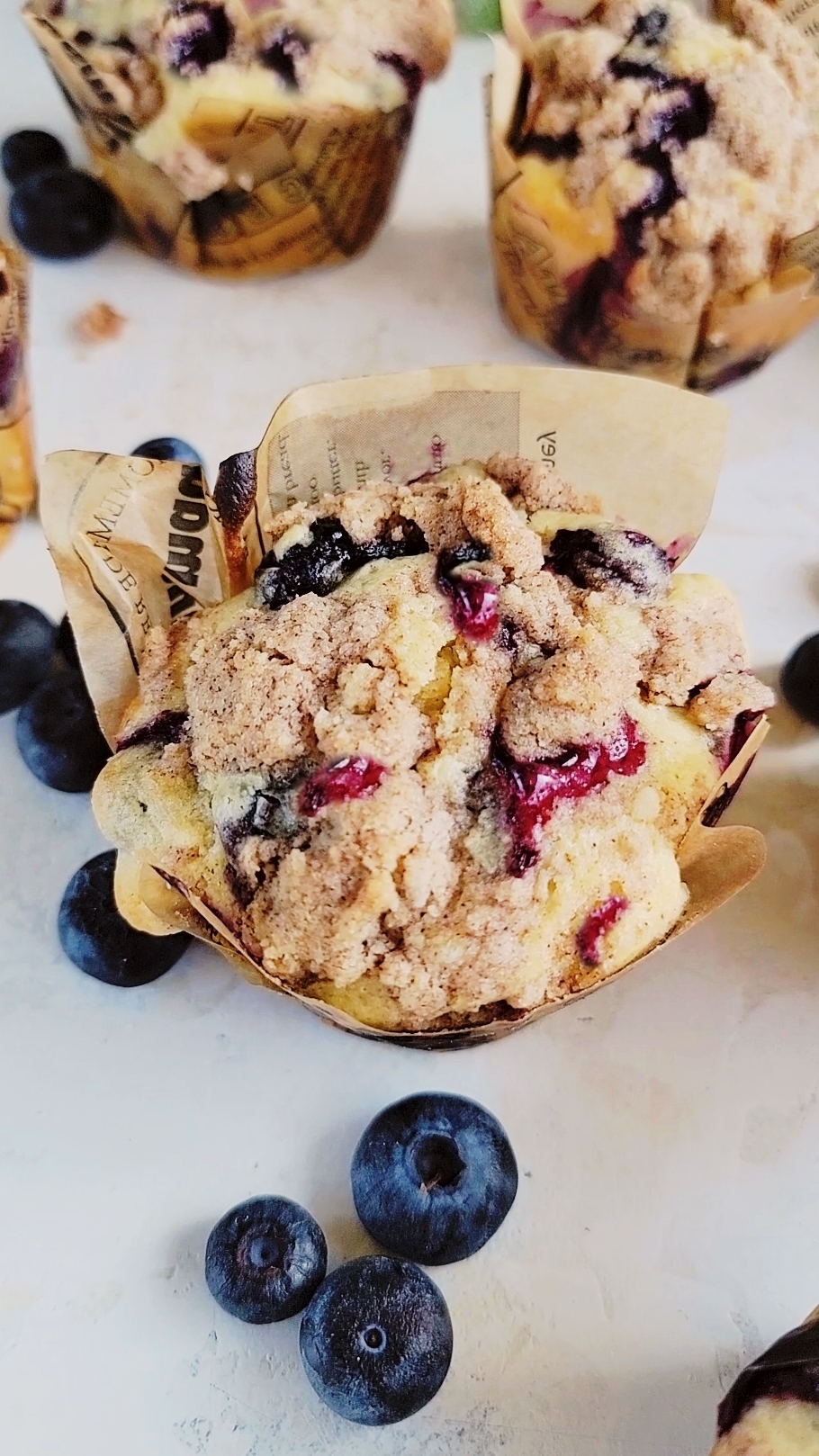 Blueberry Streusel Muffins