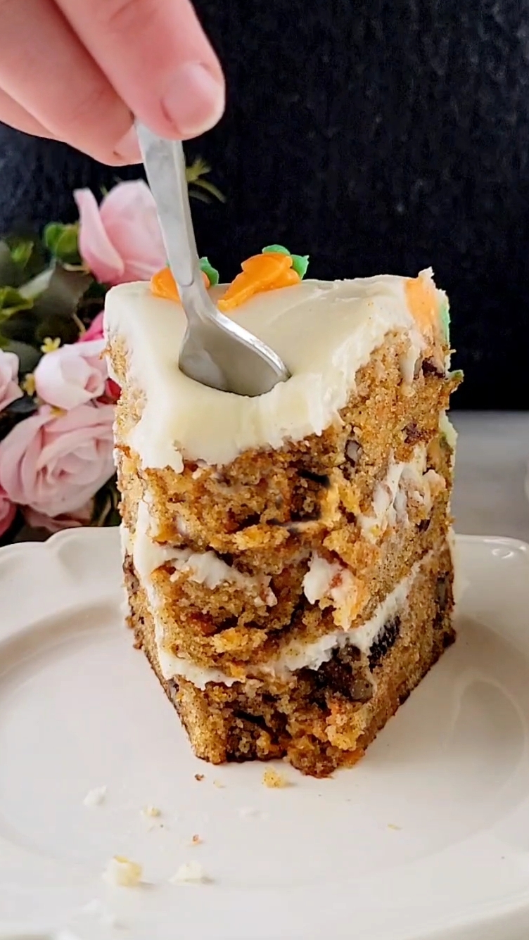 The BEST Carrot Cake (super moist)