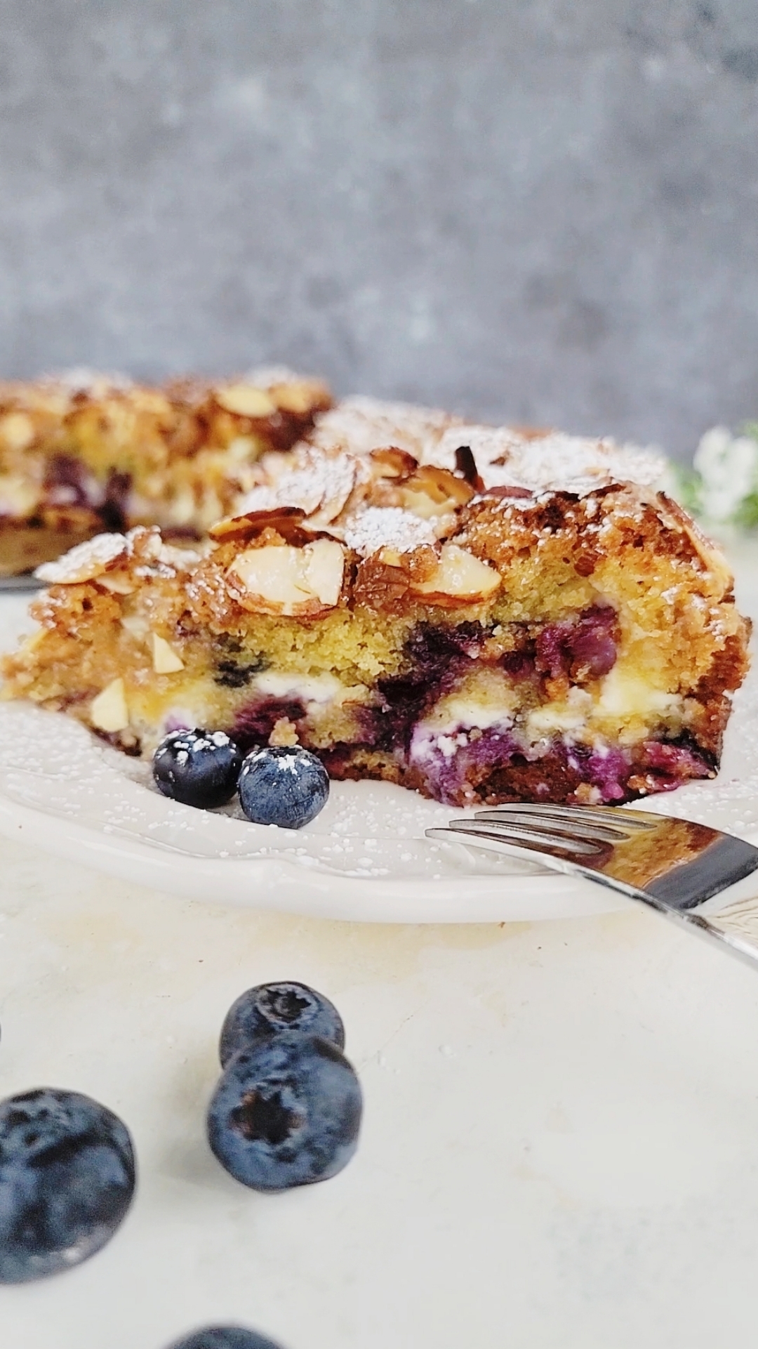 Blueberry Cream Cheese Coffee Cake