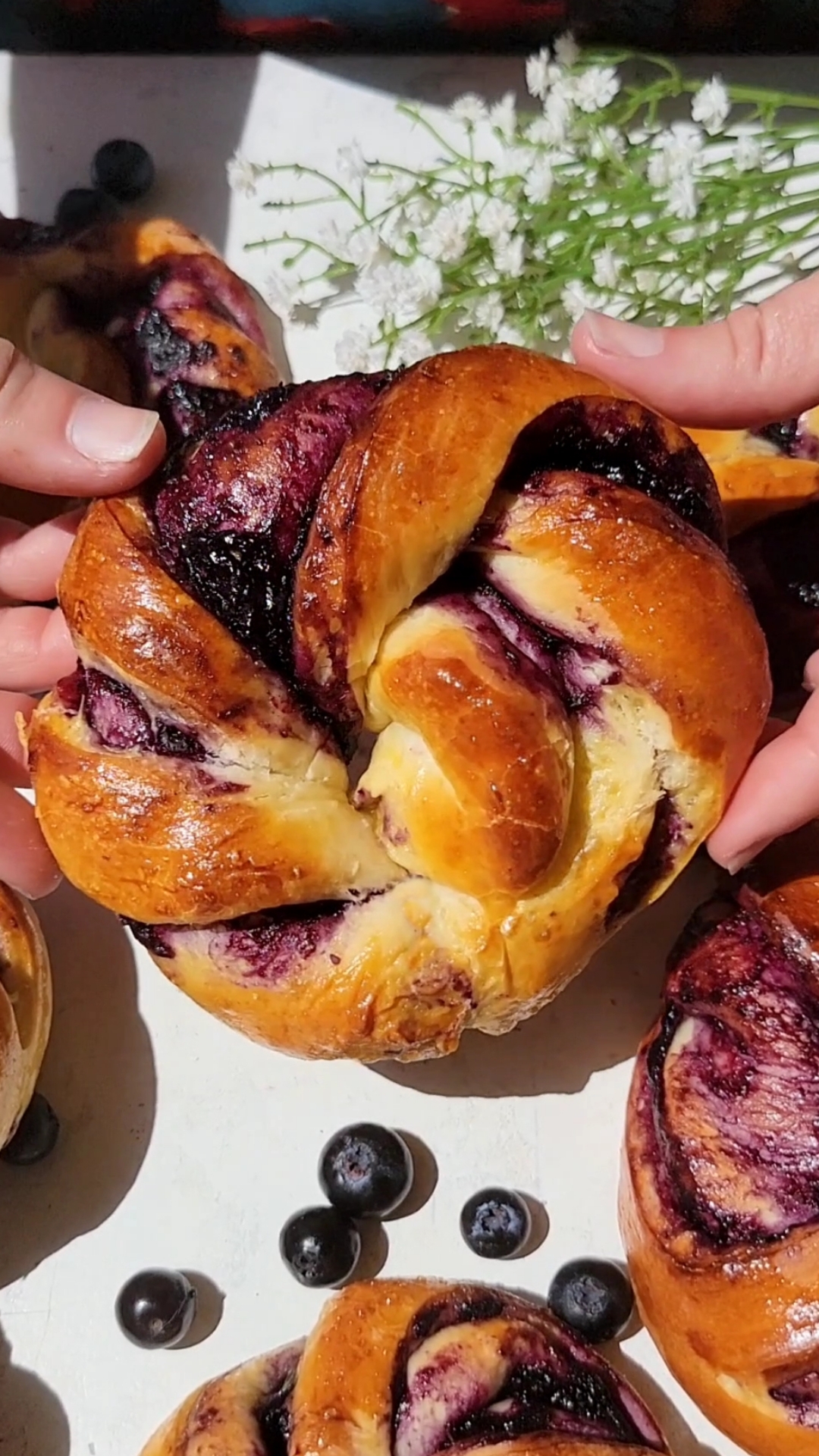 Blueberry Swirl Rolls