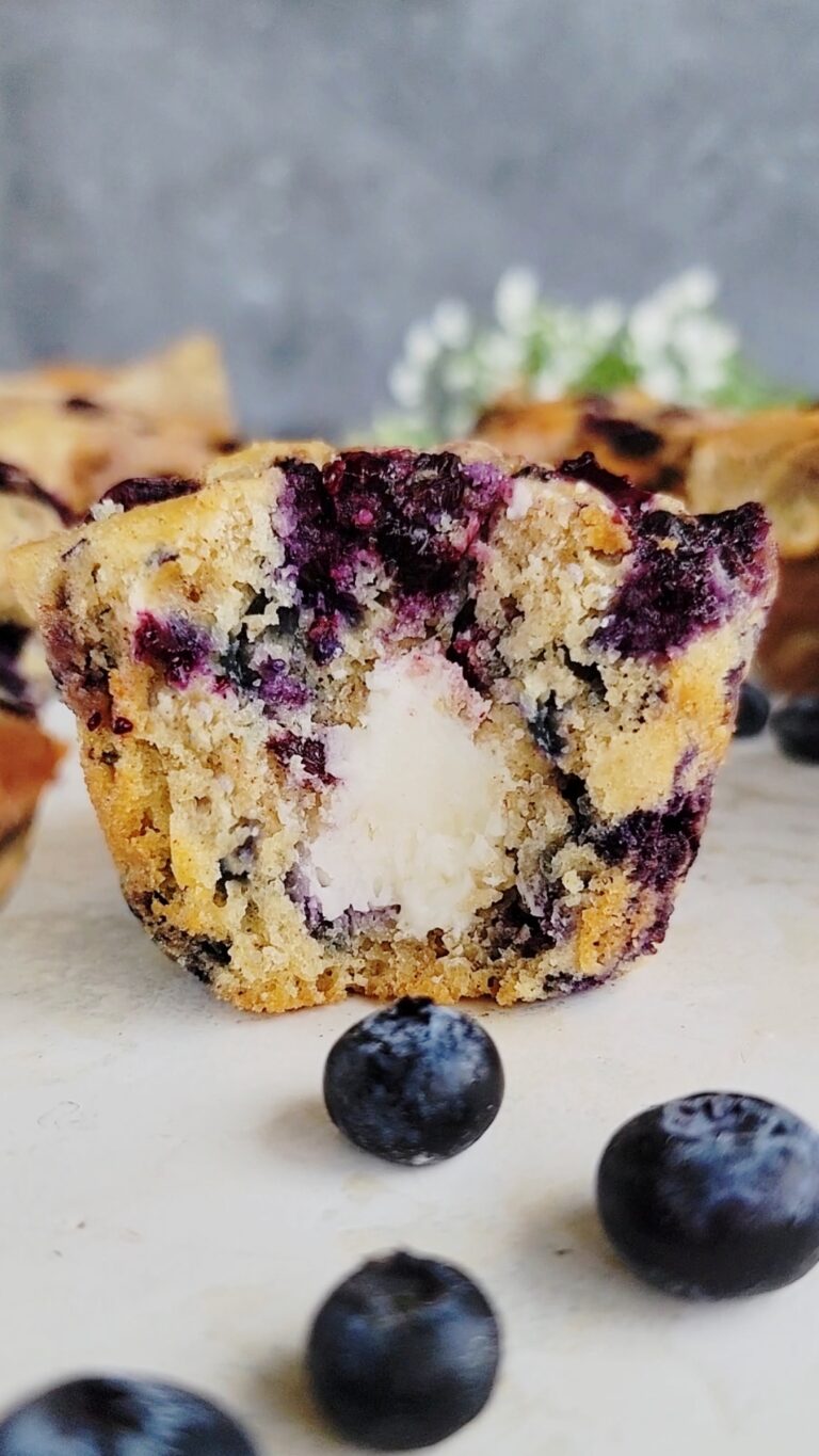 Blueberry Cream Cheese Muffins