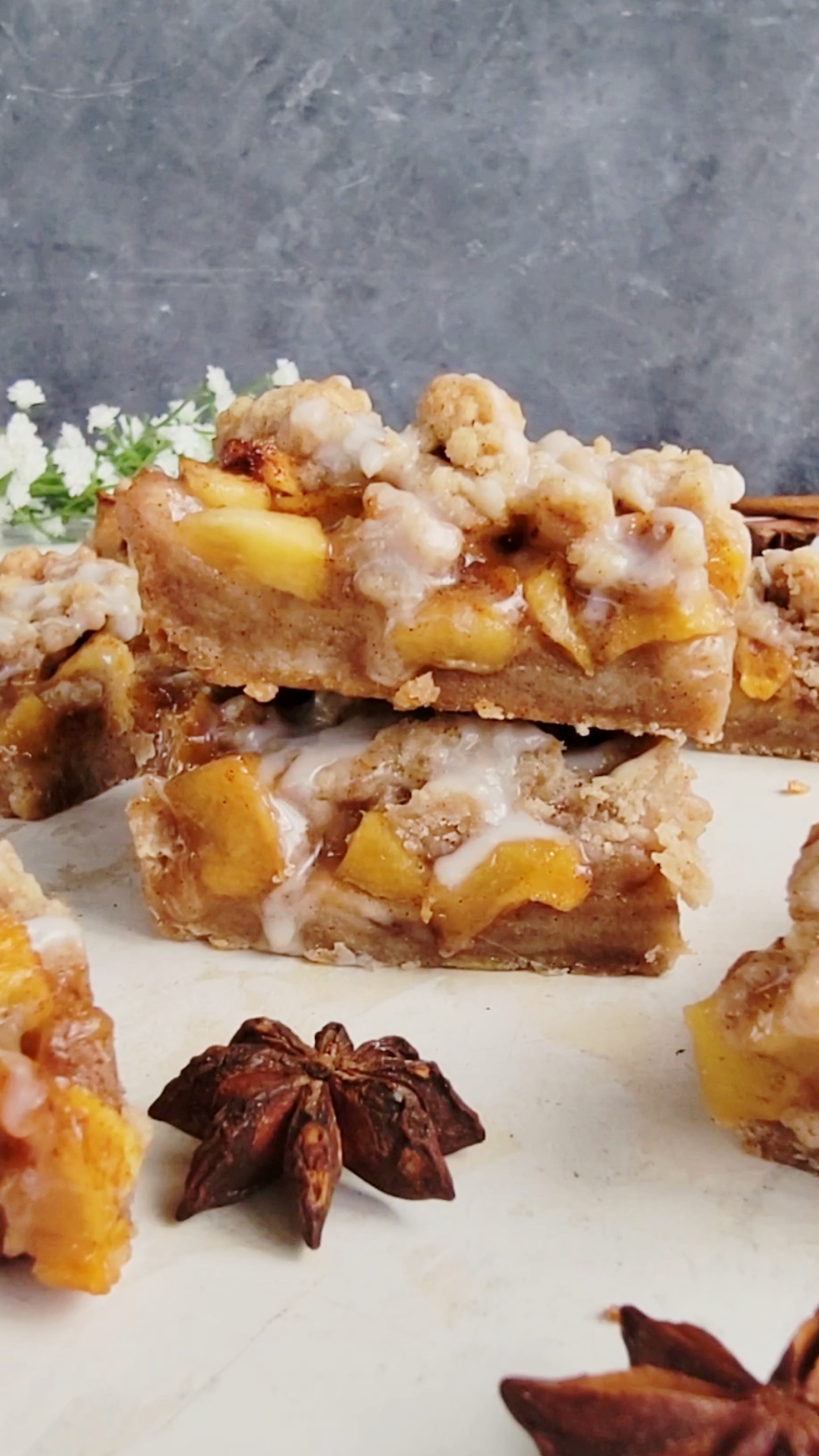 Peach Cobbler Bars