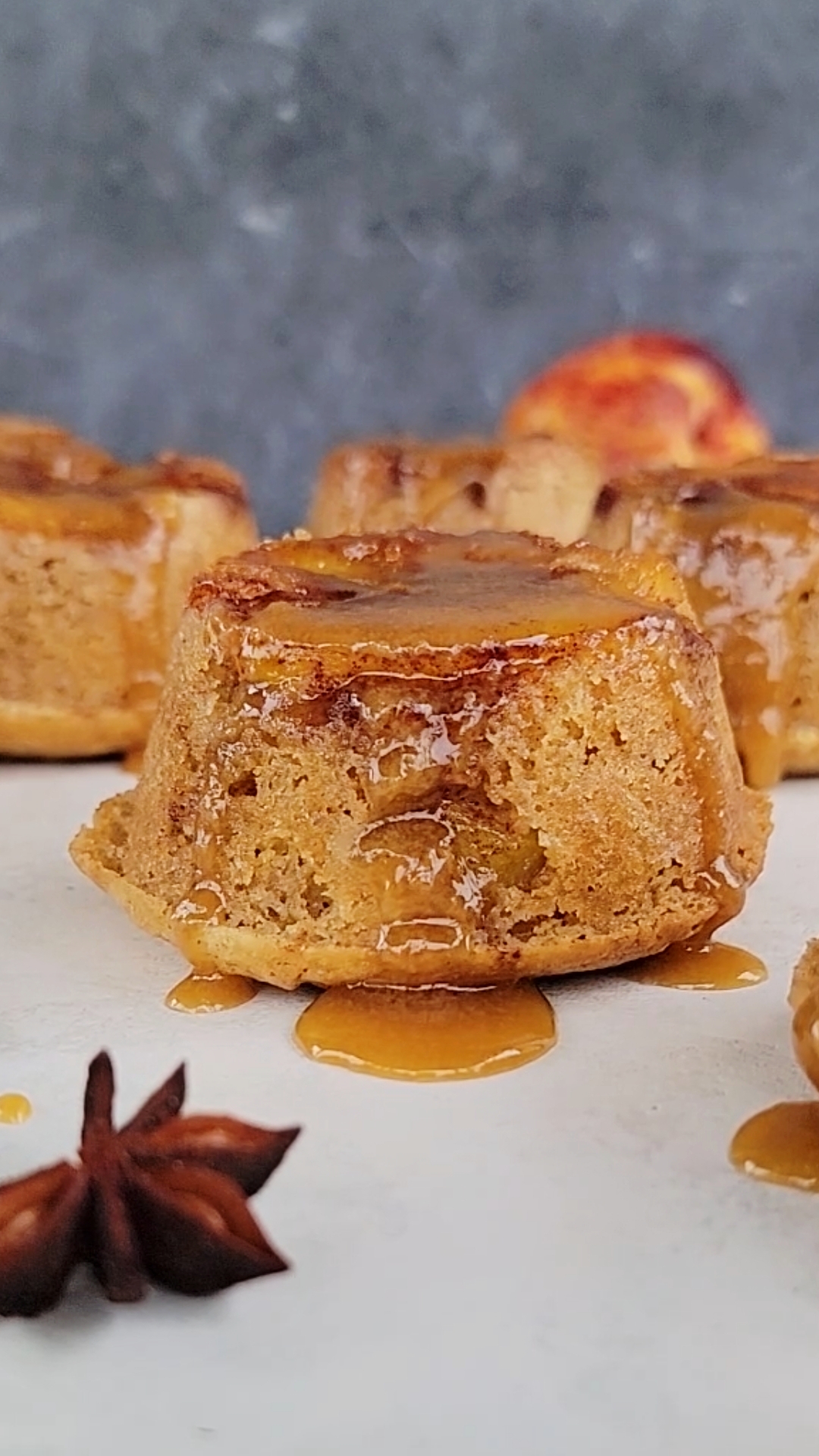 Mini Peach Upside Down Cakes