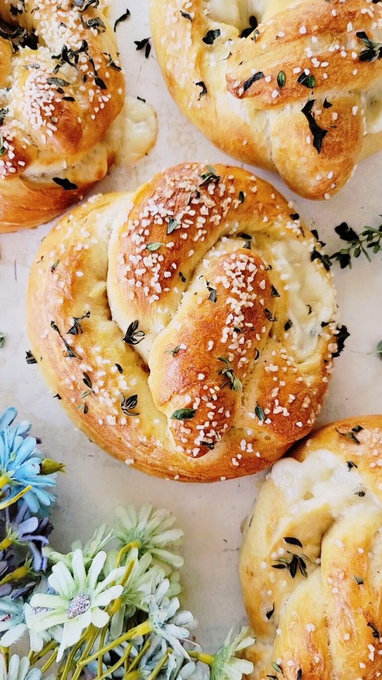 Mozzarella Stuffed Soft Pretzels