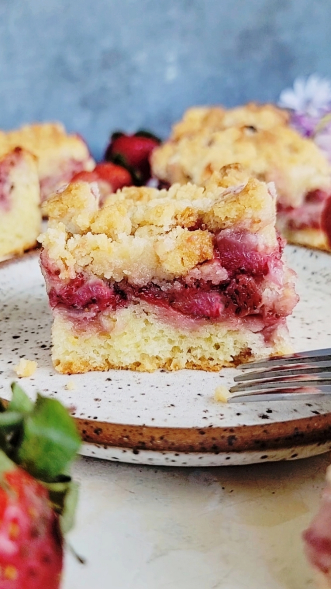 Strawberry Crumb Cake