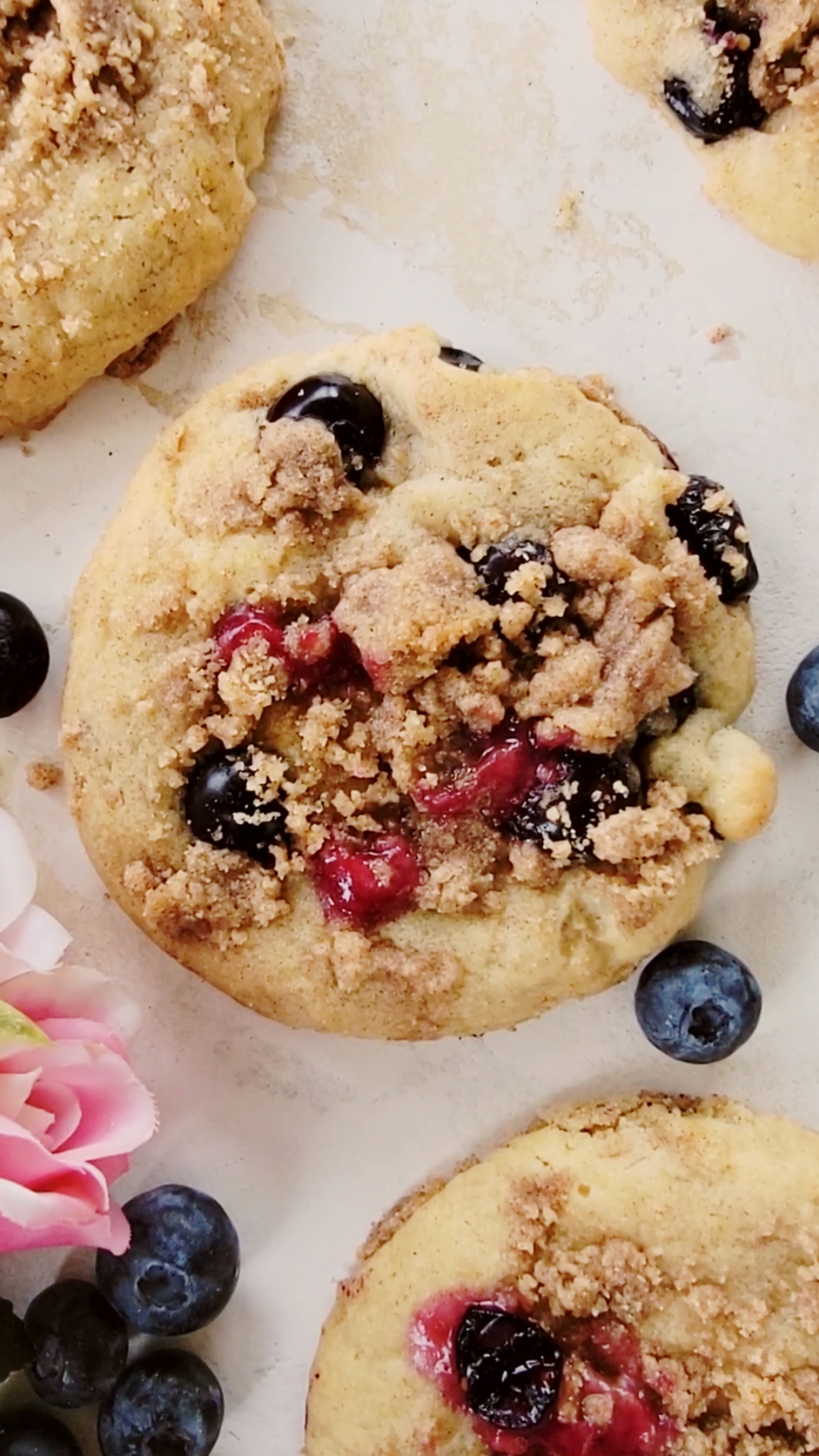 Blueberry Muffin Cookies