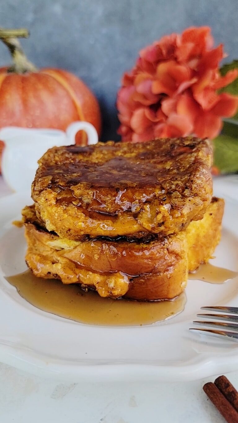 Pumpkin Stuffed French Toast