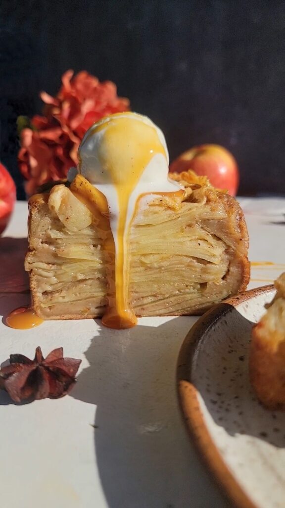Invisible Apple Cake