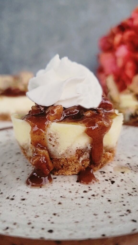 mini pecan pie cheesecake