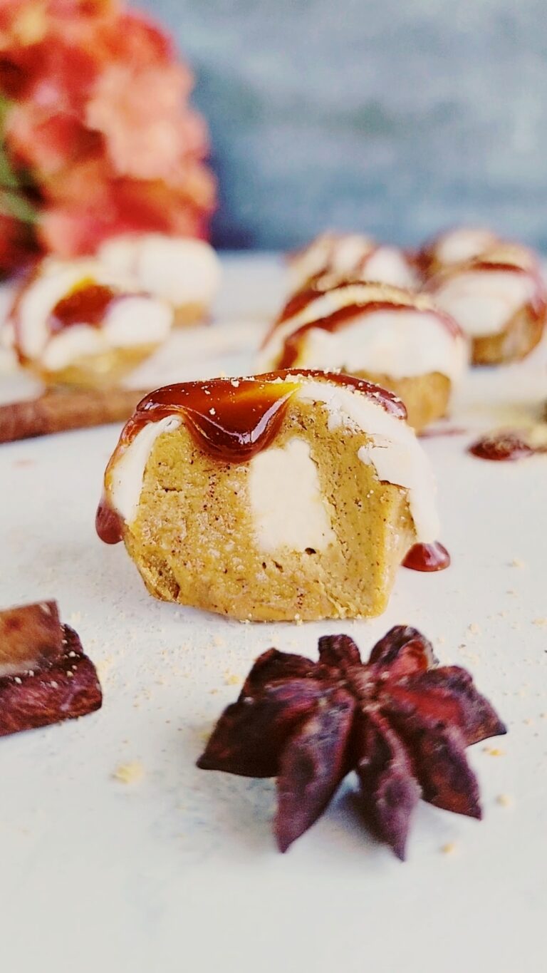 No Bake Pumpkin Cheesecake Bites