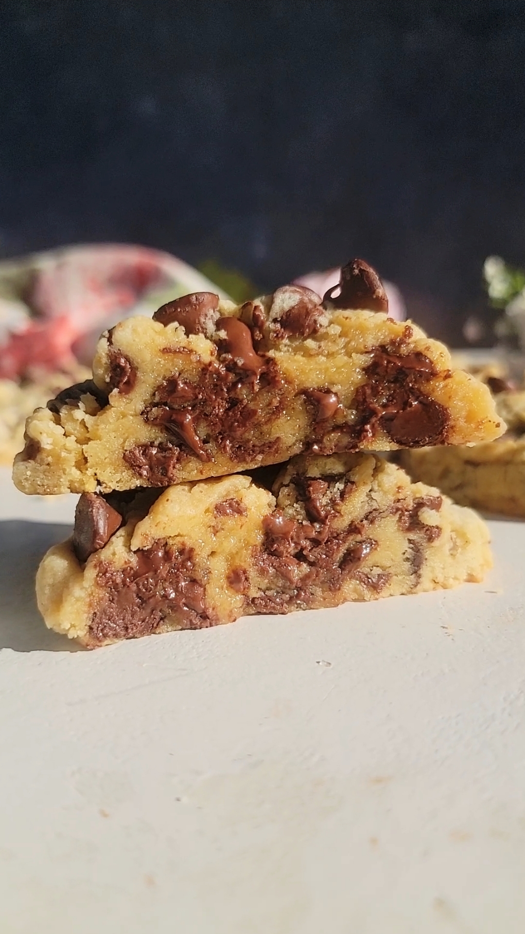 Thick Chocolate Chip Cookies