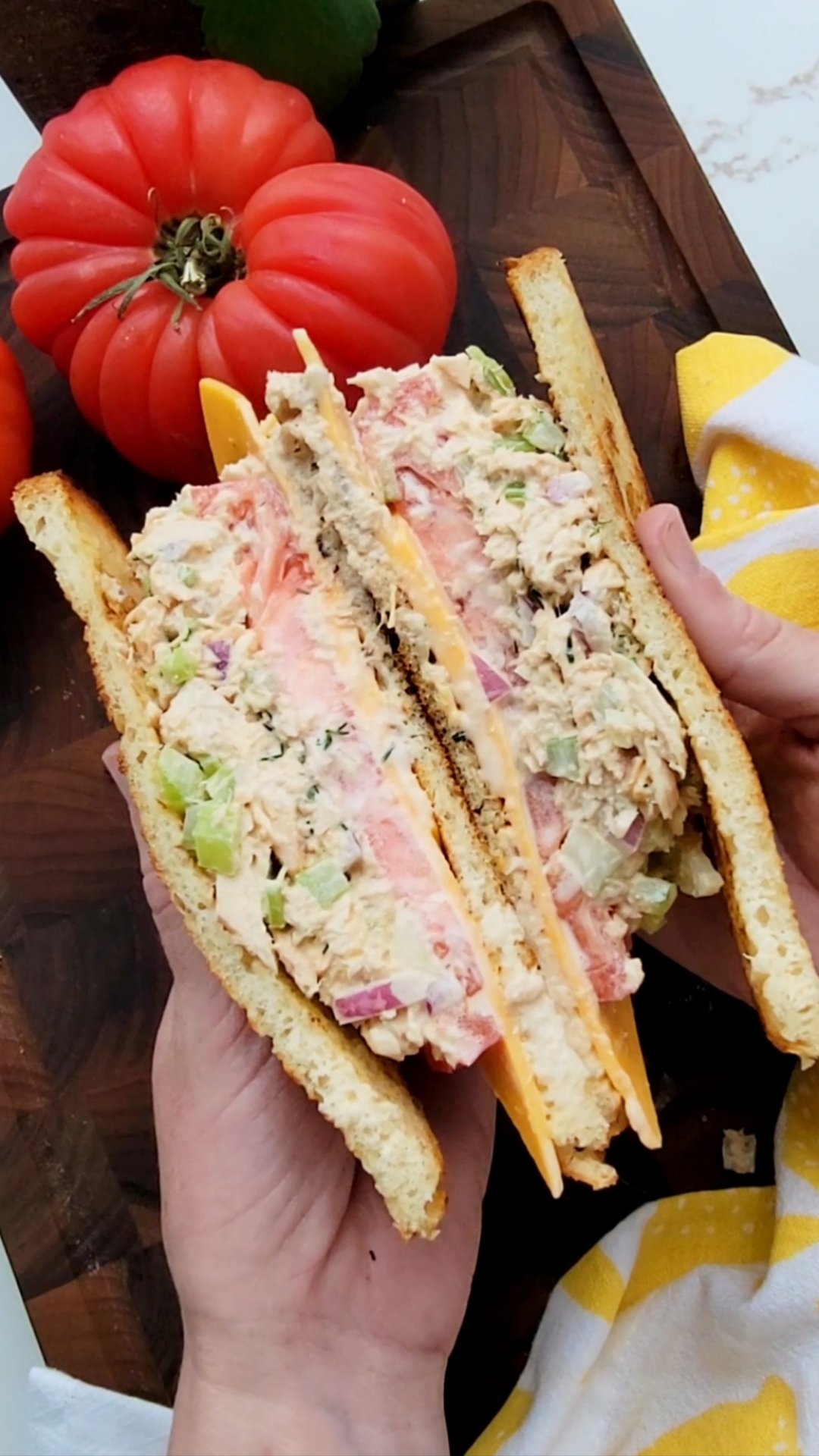 Hot Honey Salmon Melt