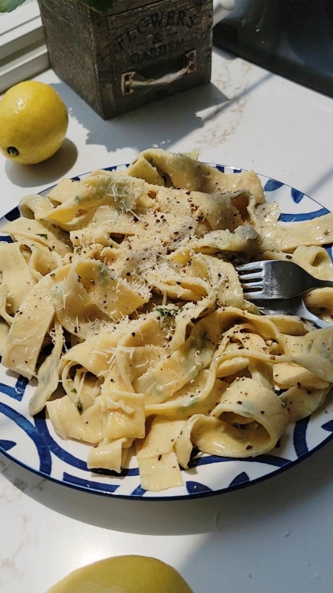 Lemon Basil Pasta