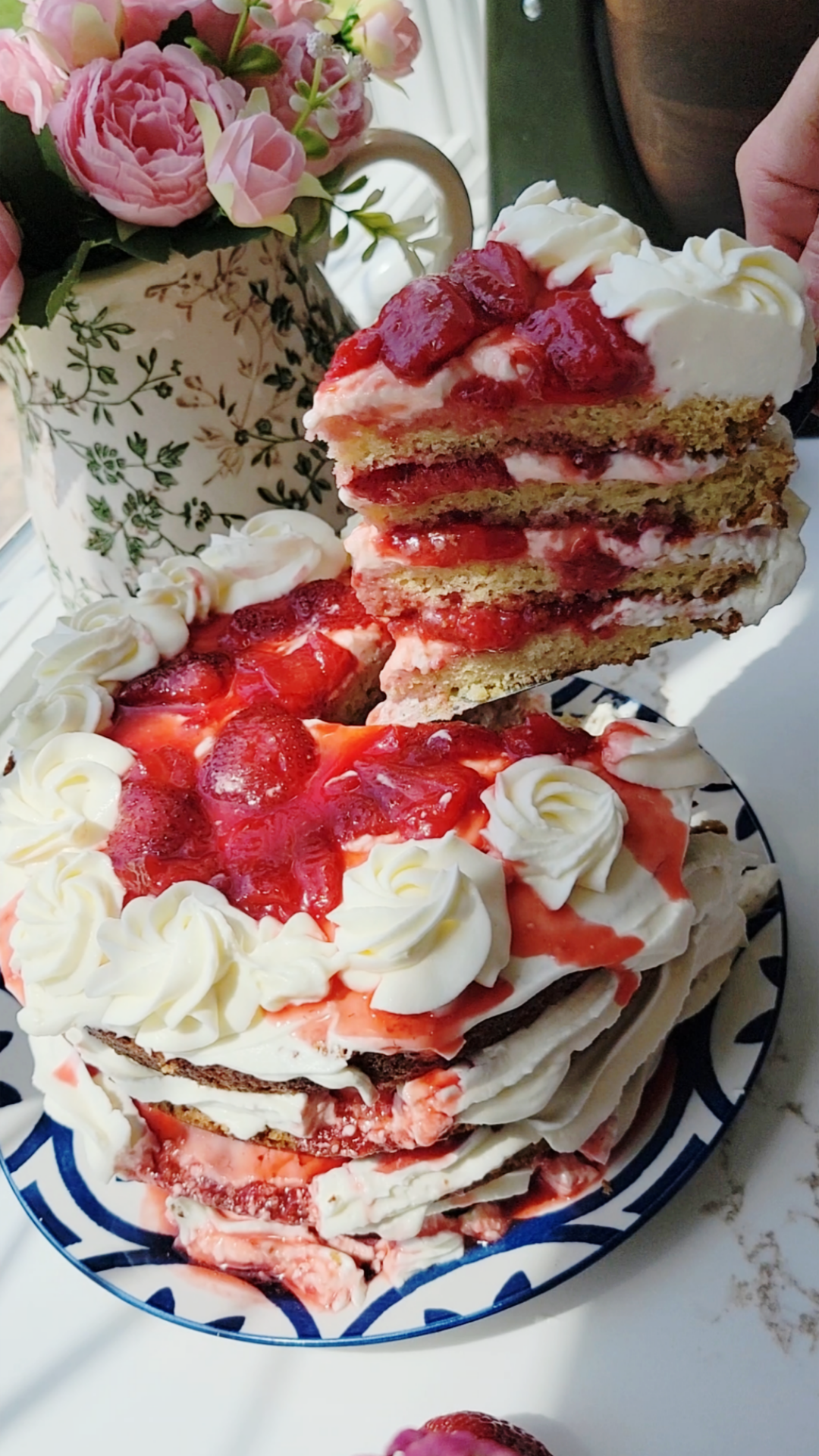 Strawberry Shortcake Cake