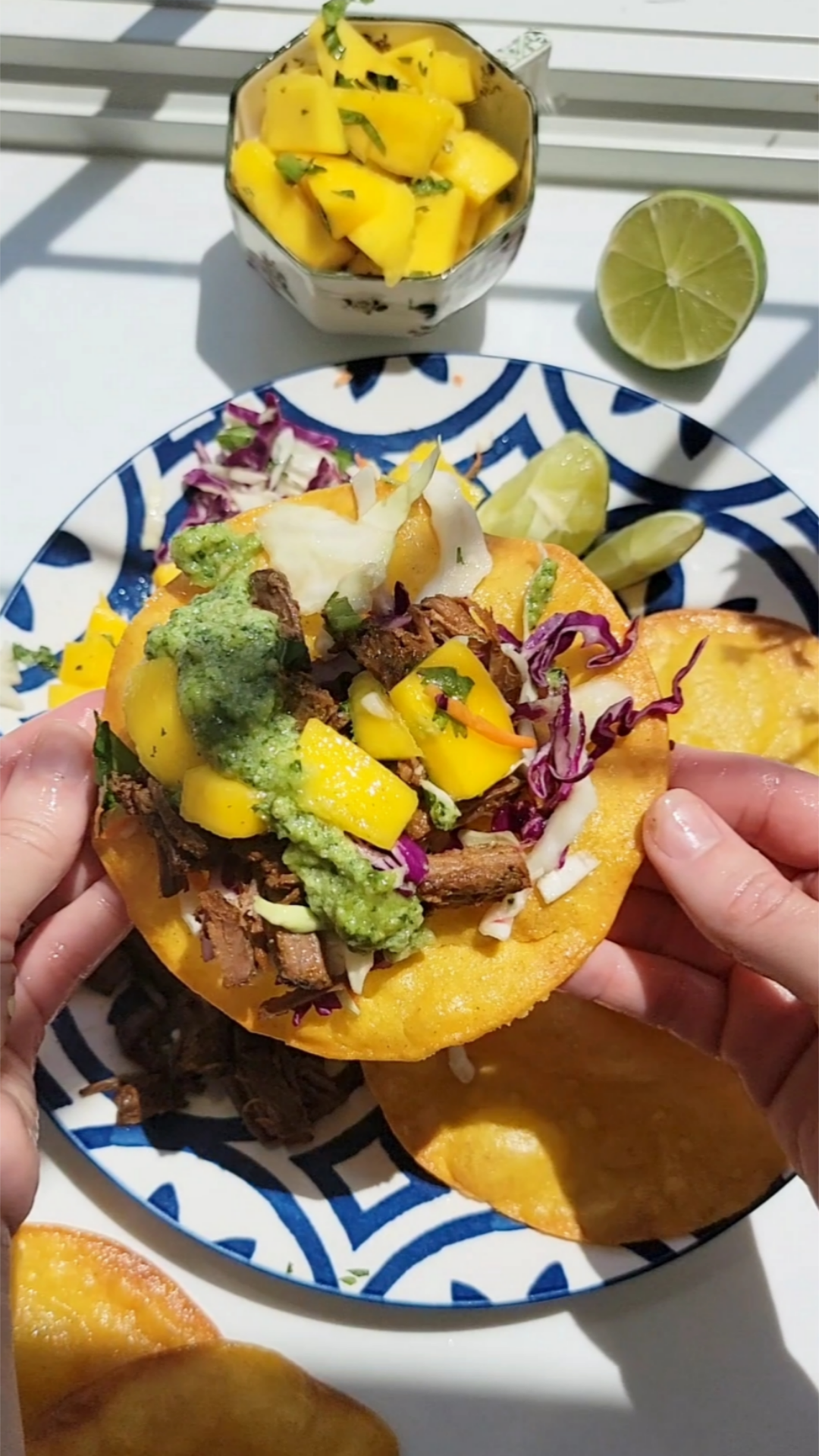 Braised Beef Tostadas