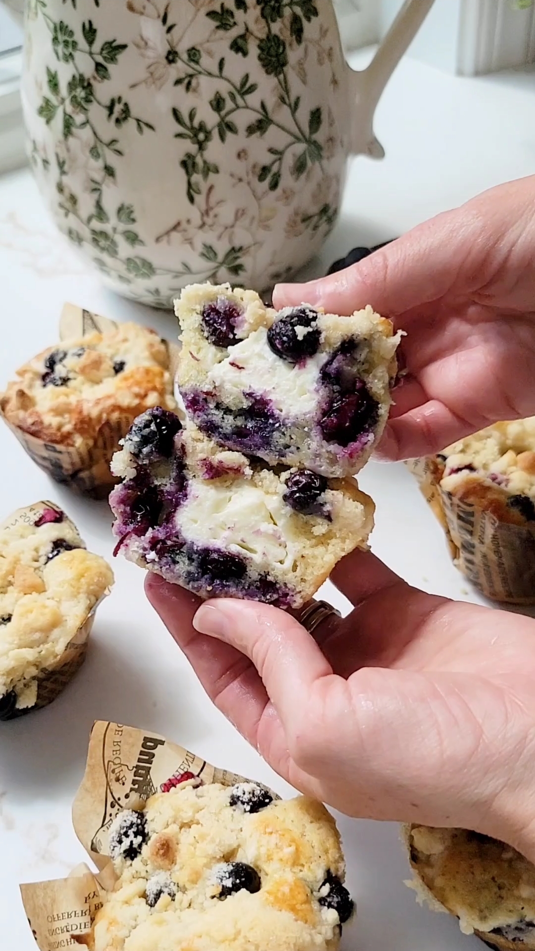 Blueberry Cheesecake Muffins
