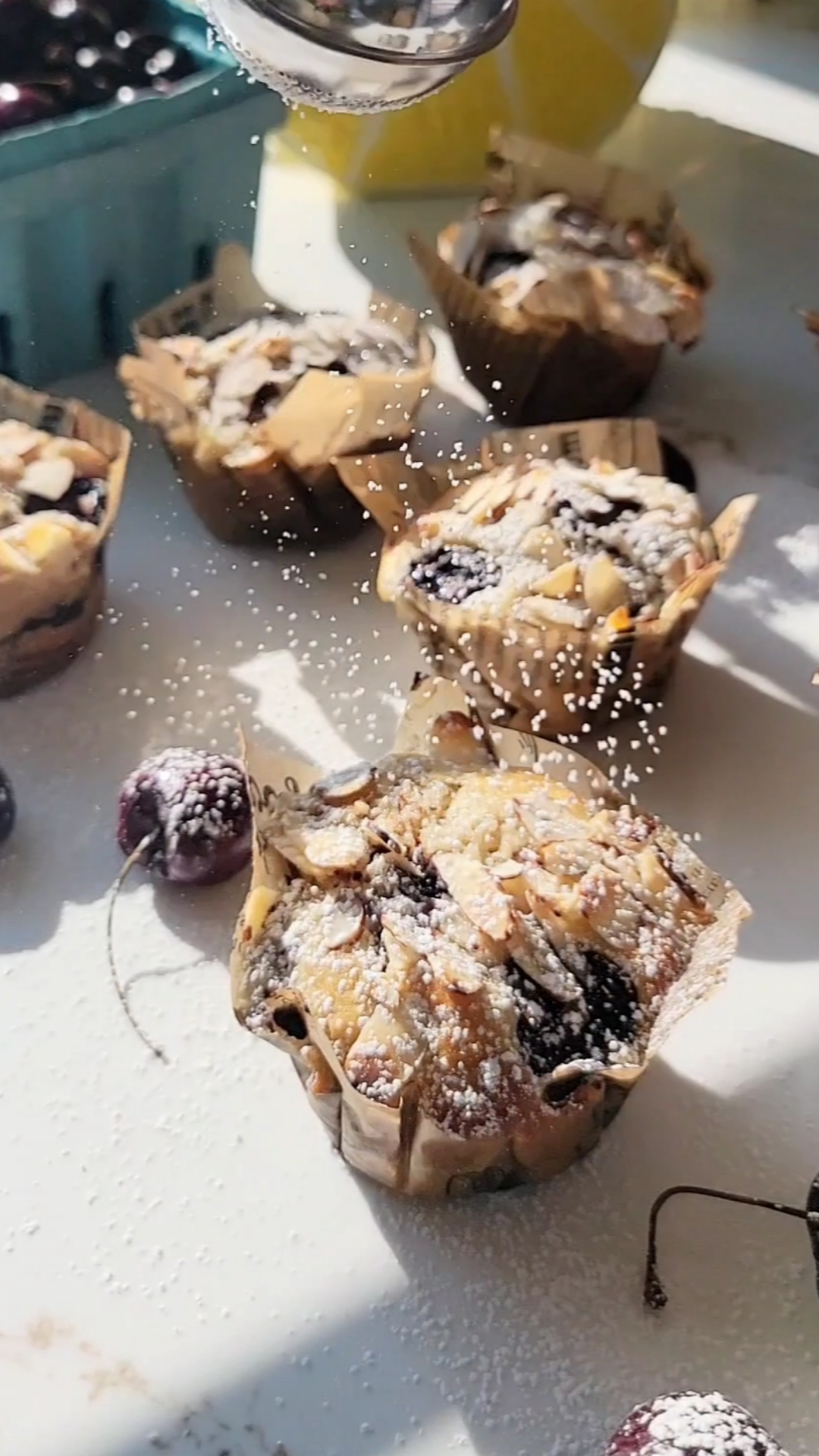 Cherry Almond Muffins