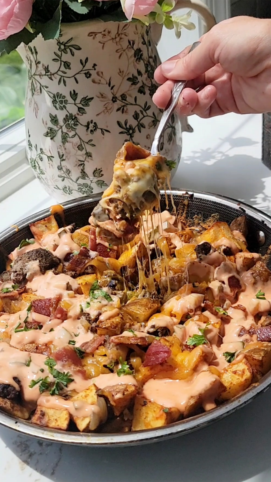 Cheesy Hamburger Skillet