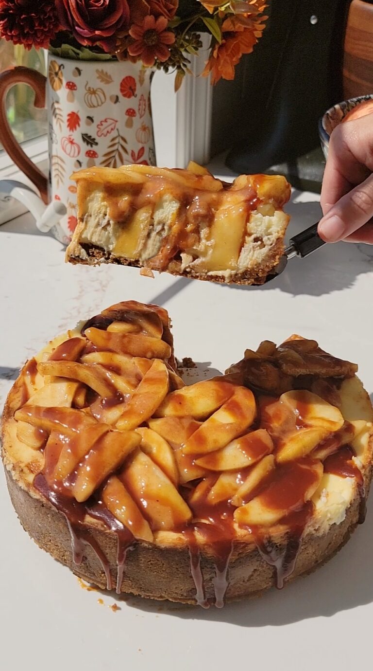 Caramel Apple Cheesecake