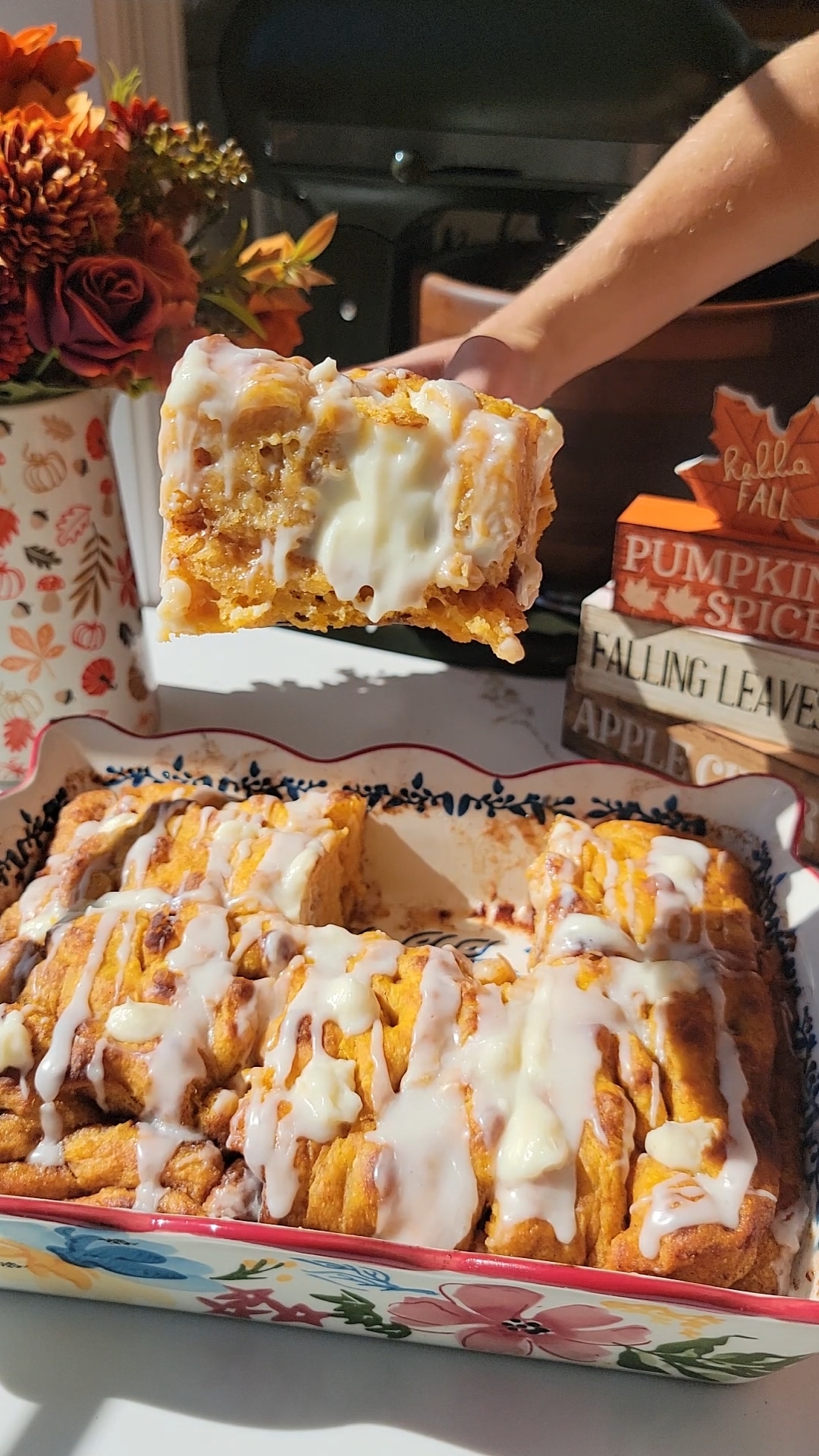 Pumpkin Cheesecake Focaccia