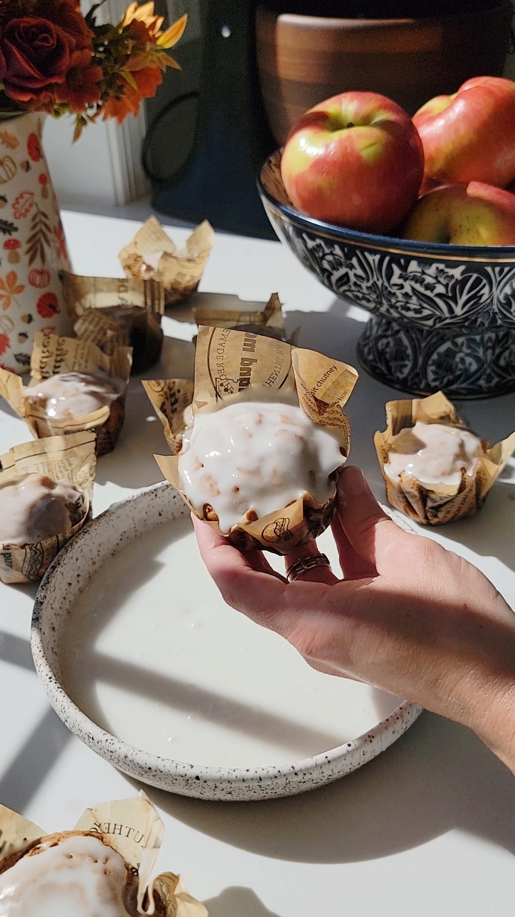 Apple Fritter Muffins