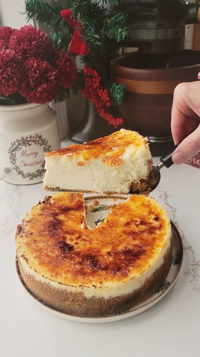 Crème Brûlée Cheesecake