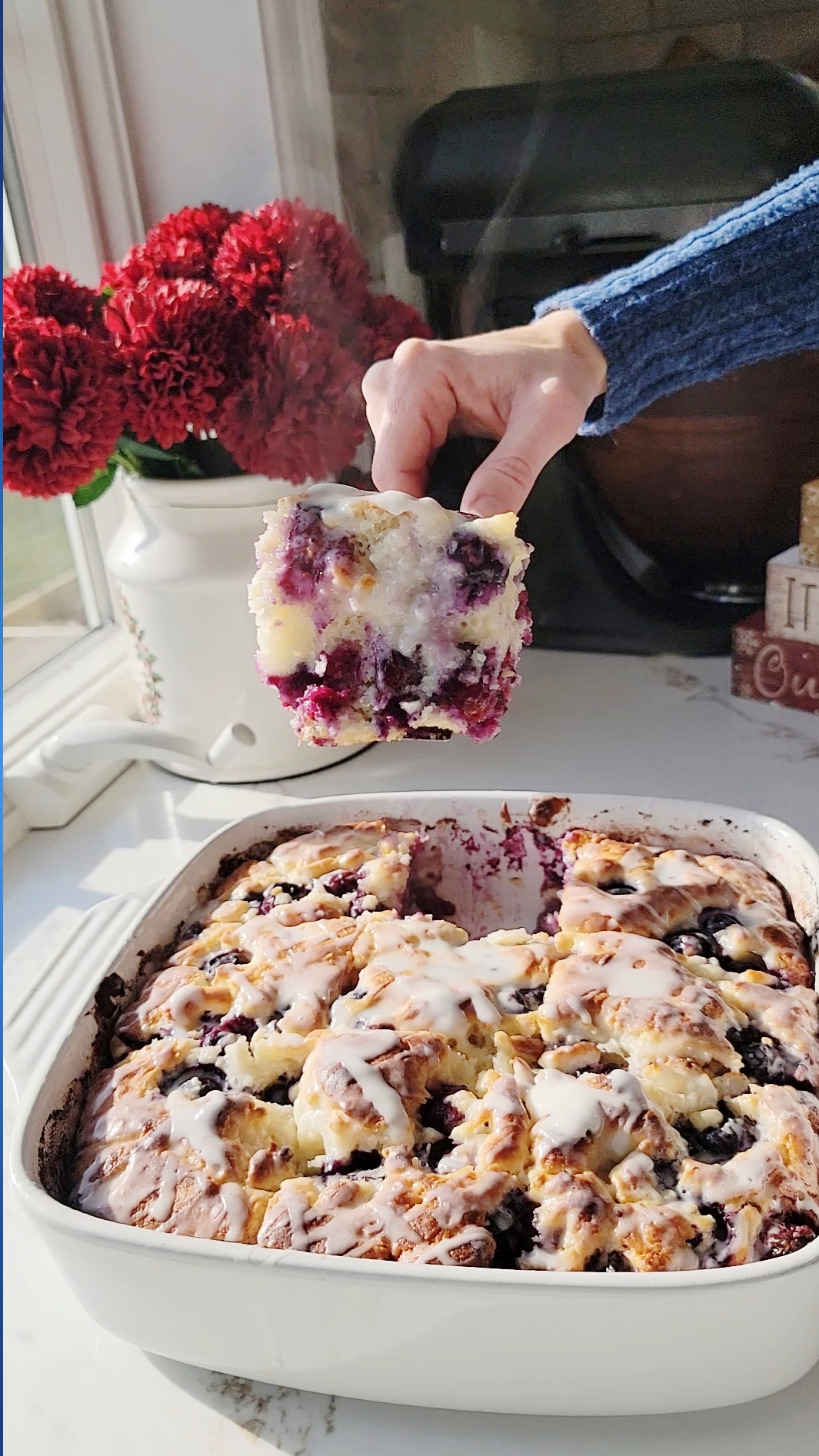 Blueberry Butter Swim Biscuits