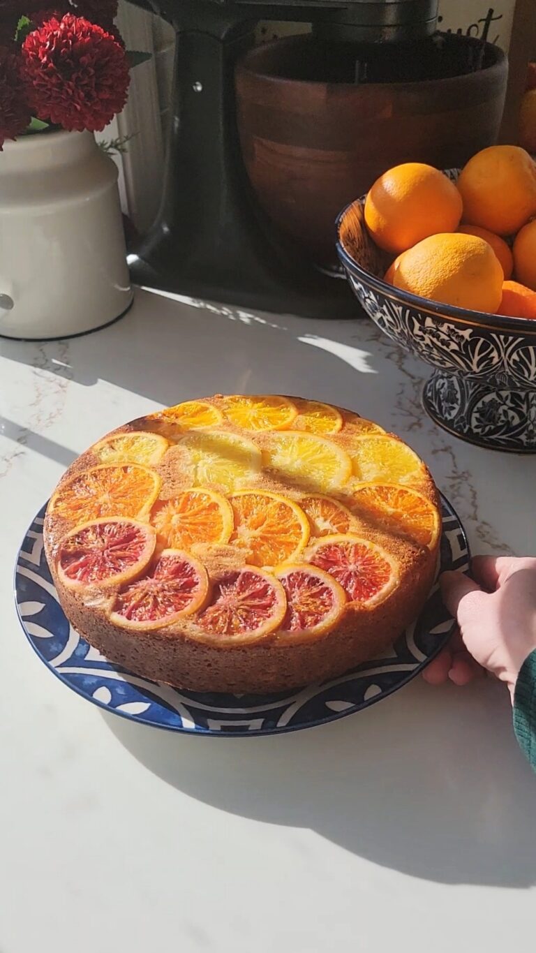 Upside Down Orange Cake