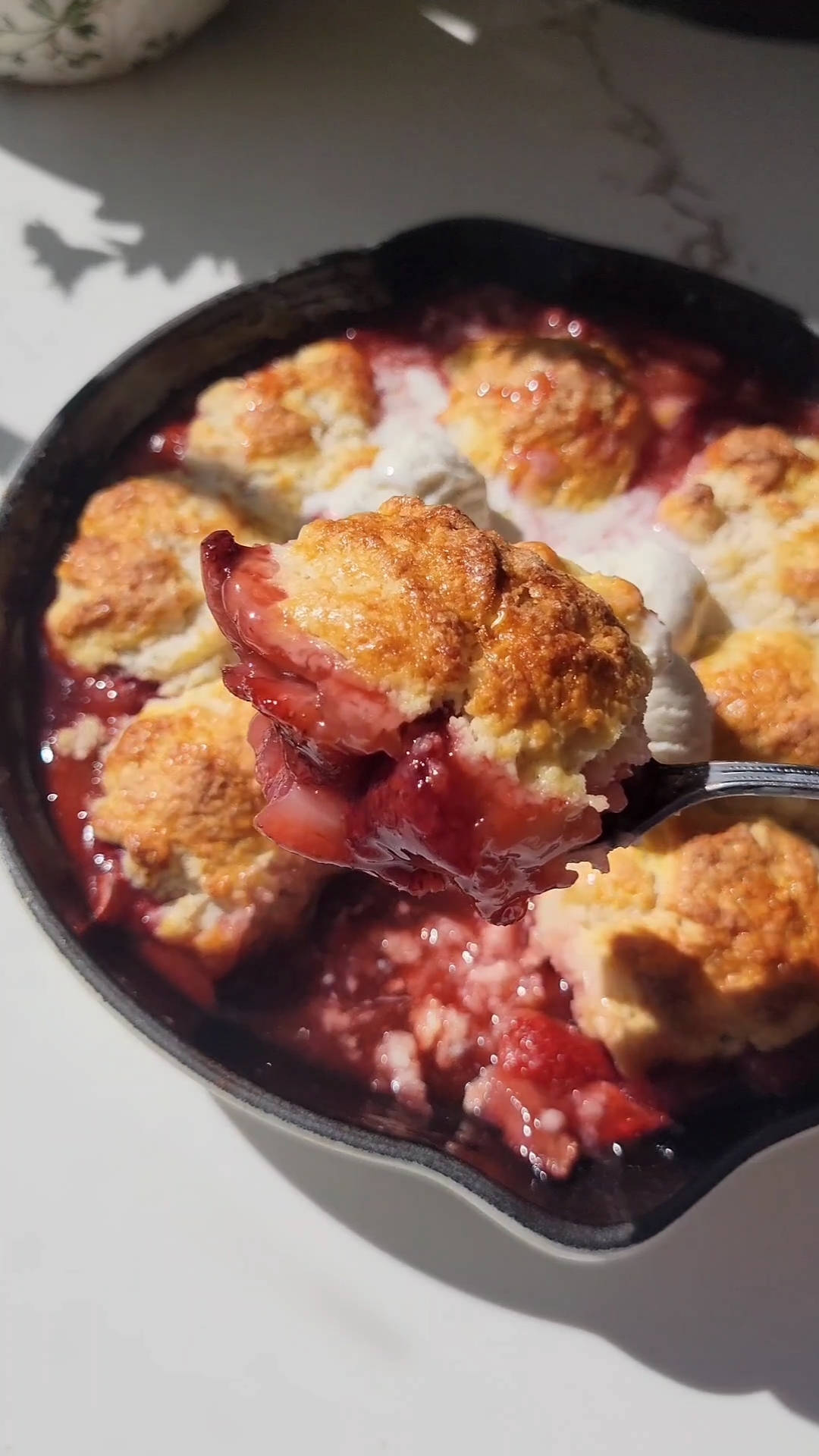 Strawberry Cobbler