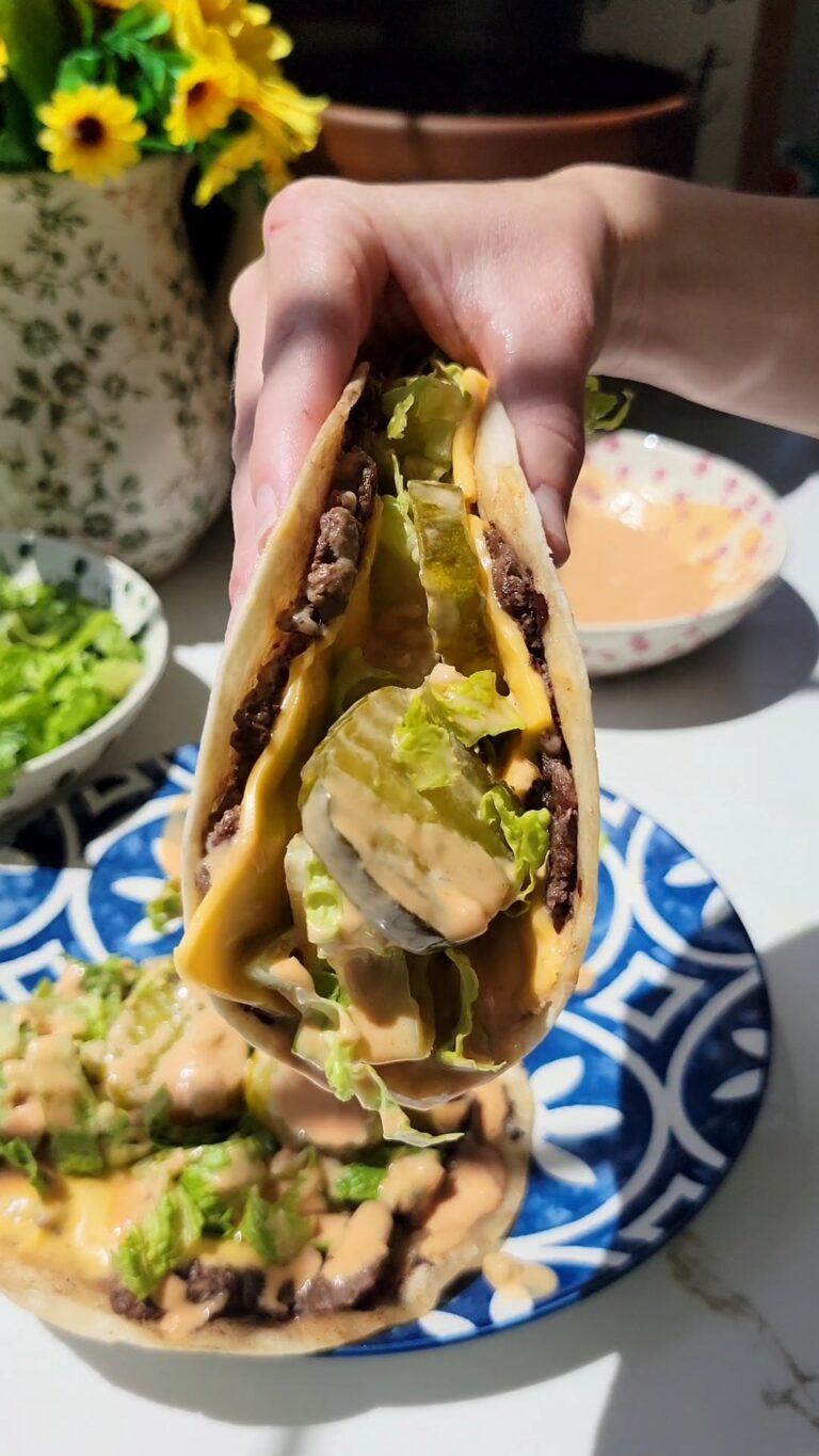 Big Mac Smash Tacos