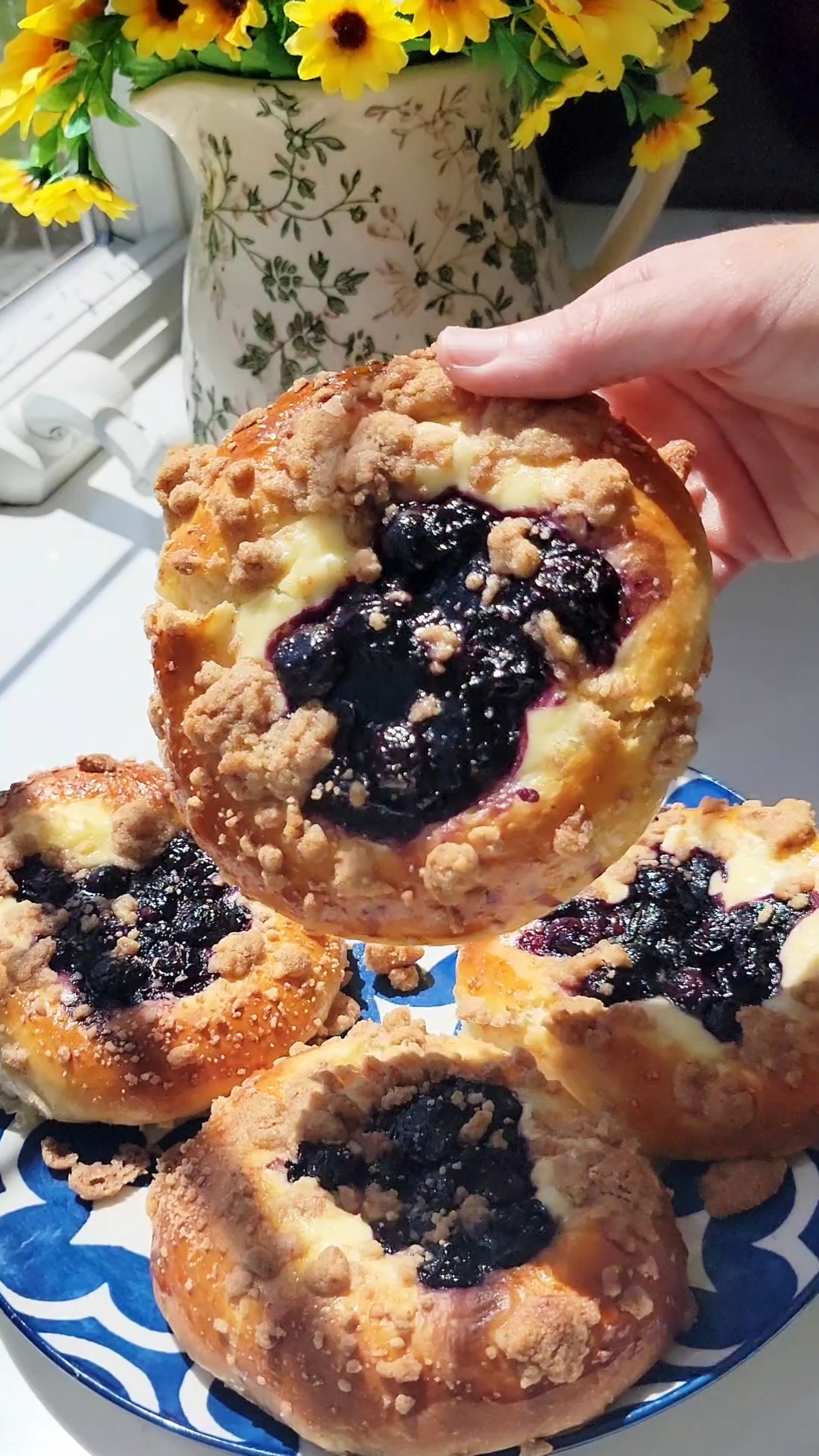 Blueberry Brioche Danish