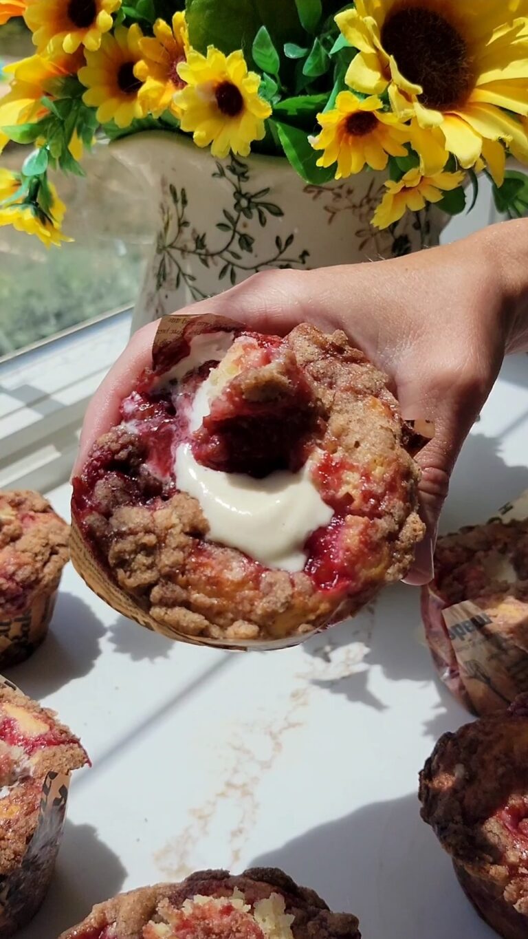 Raspberry White Chocolate Muffins