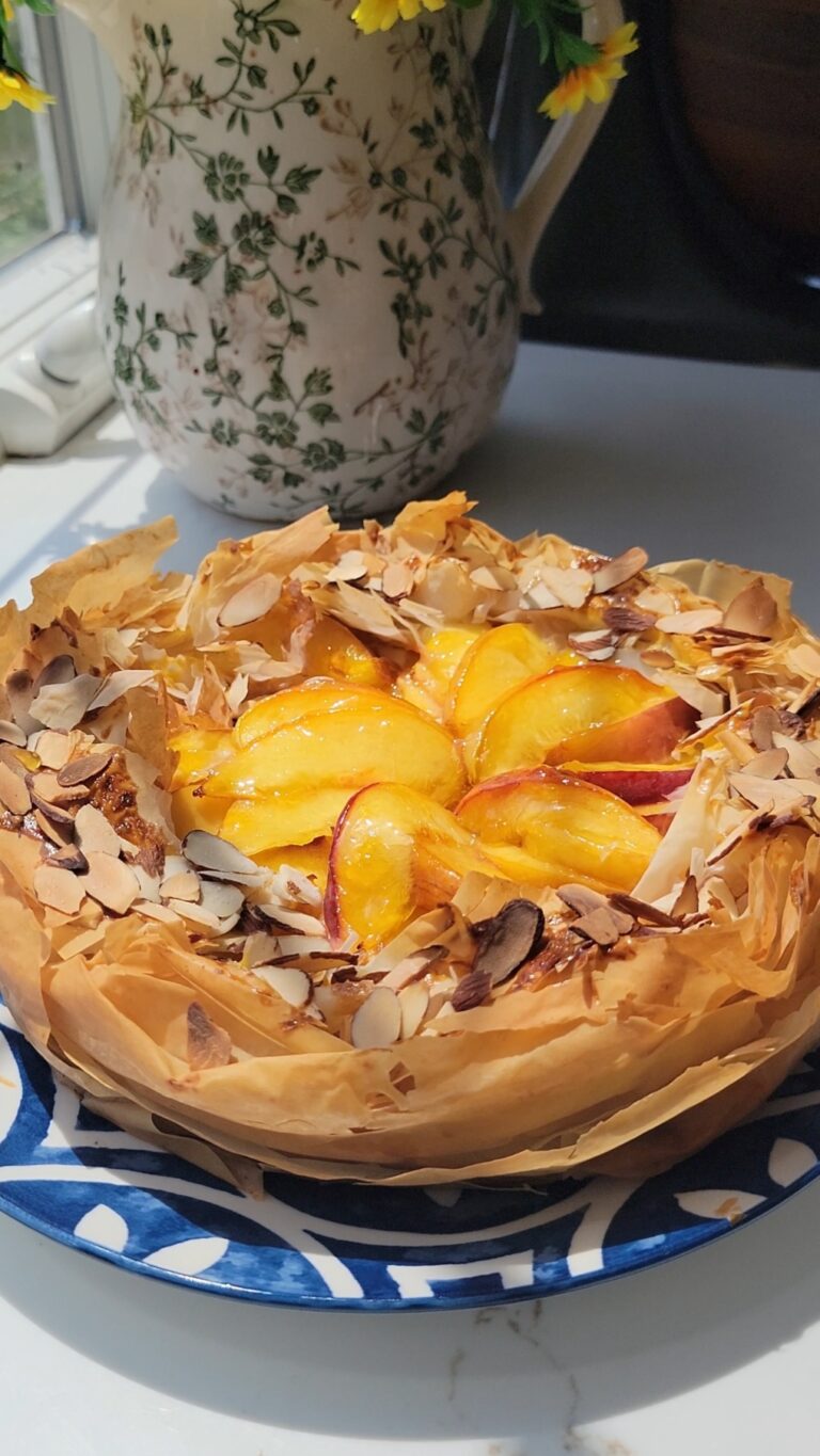Peach Phyllo Pie