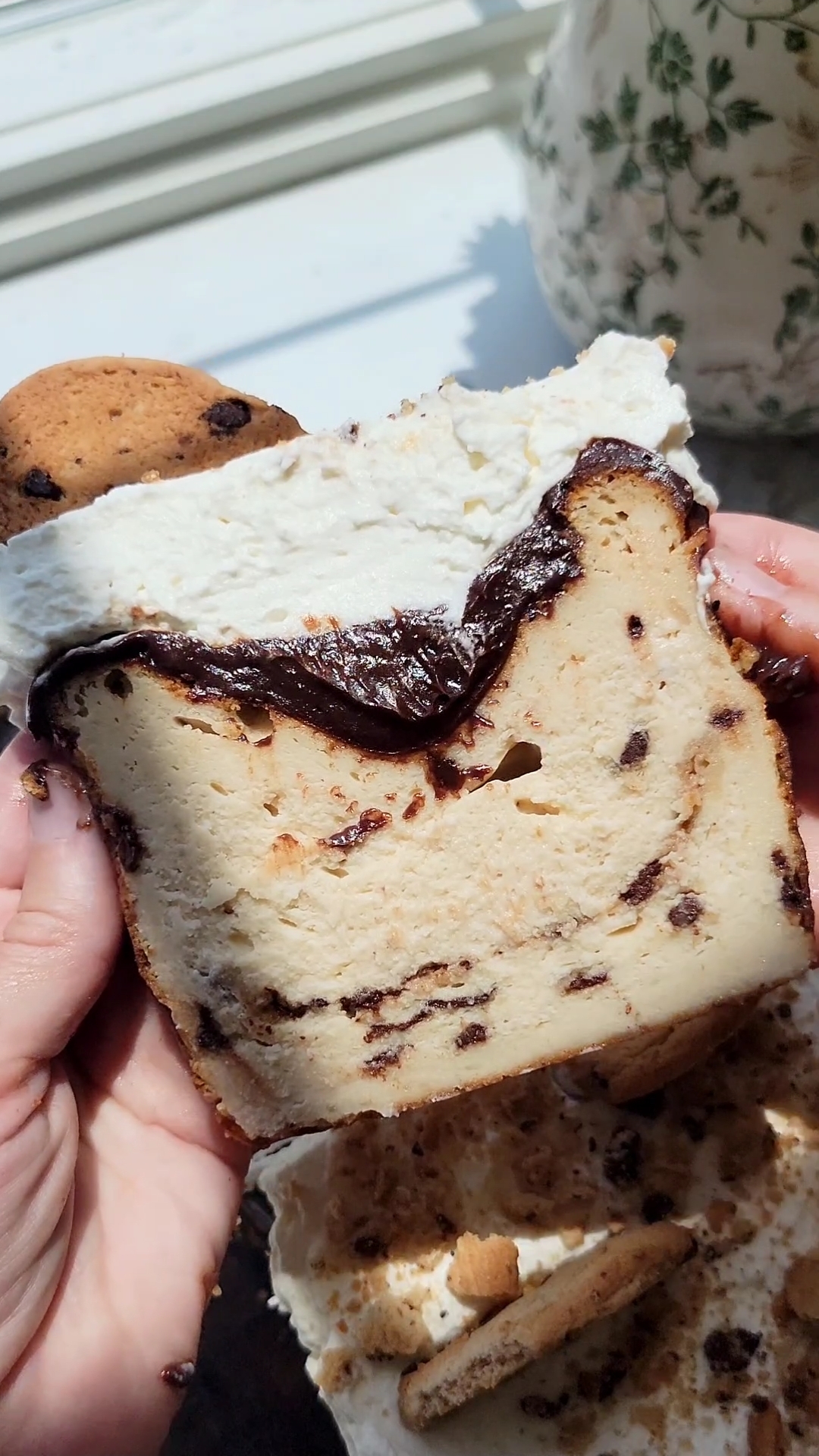 Chocolate Chip Cookie Basque Cheesecake
