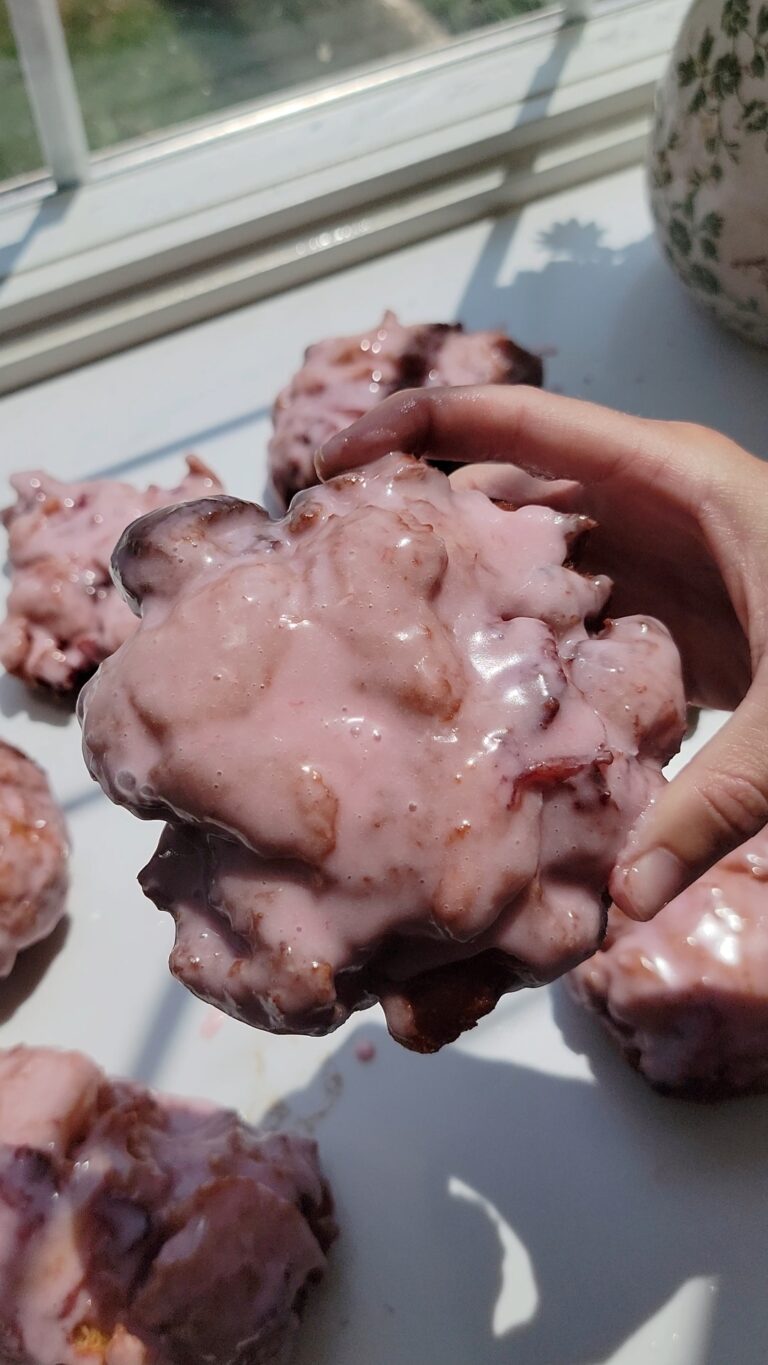 Strawberry Fritters