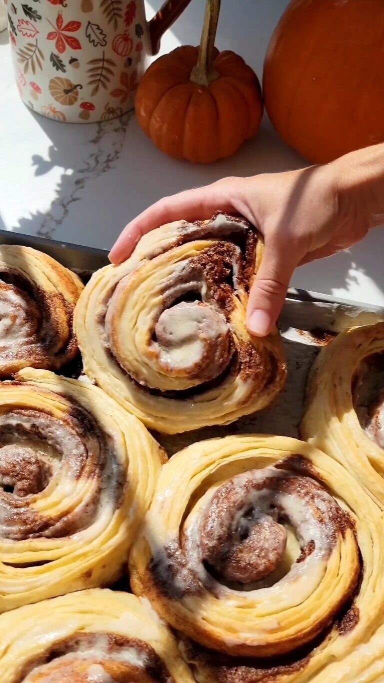 Laminated Cinnamon Rolls