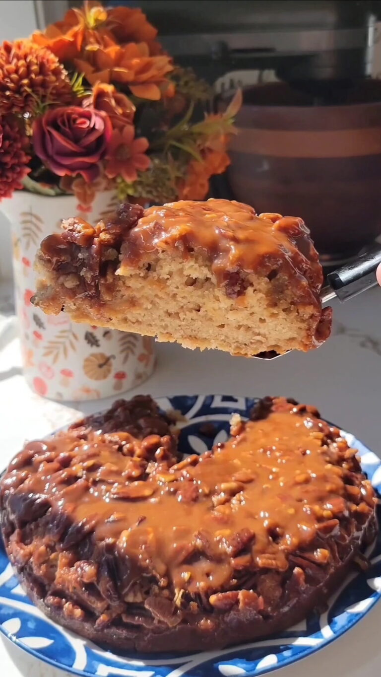 Pecan Pie Upside Down Cake