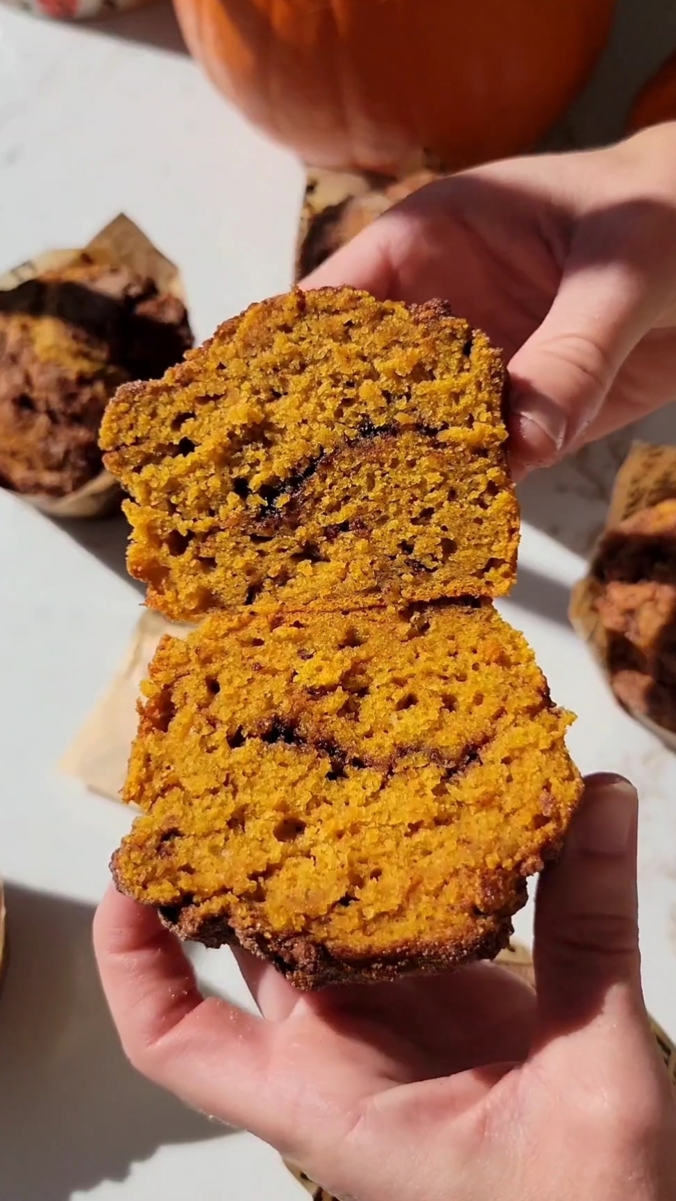 Pumpkin Cinnamon Crunch Muffins