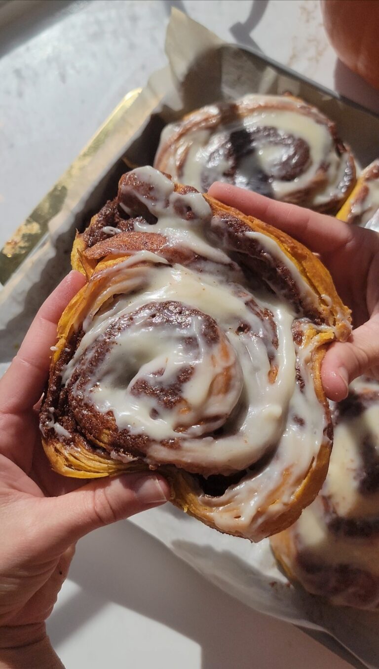 Pumpkin Croissant Cinnamon Rolls